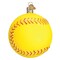 Old World Christmas 3.5 Inch Softball Christmas Tree Ornament , Sports Competitive Ornament